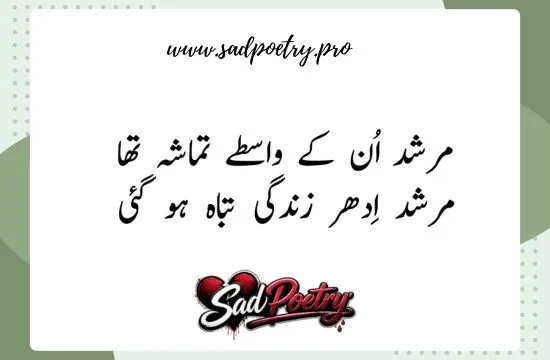 Heartbreak & Pain in Sad Poetry in Urdu 2 Lines