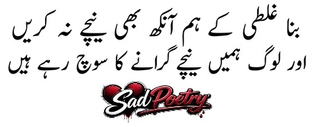 2 Line Shayari With Sad Poetry in Urdu Copy & Paste