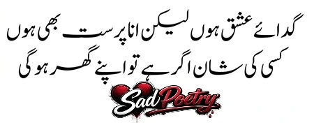 2 Line Shayari With Sad Poetry in Urdu Copy & Paste