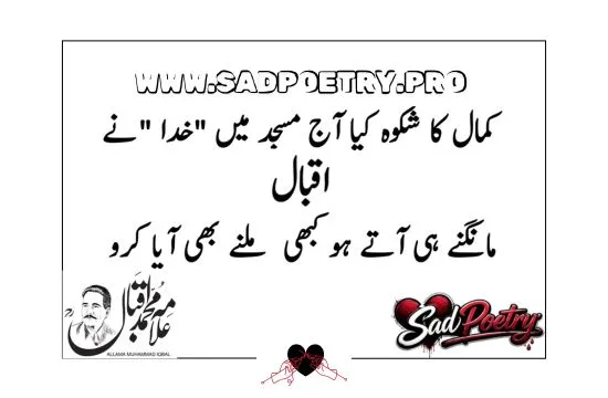 Allama Iqbal Best Poetry in Urdu For Youth Nation