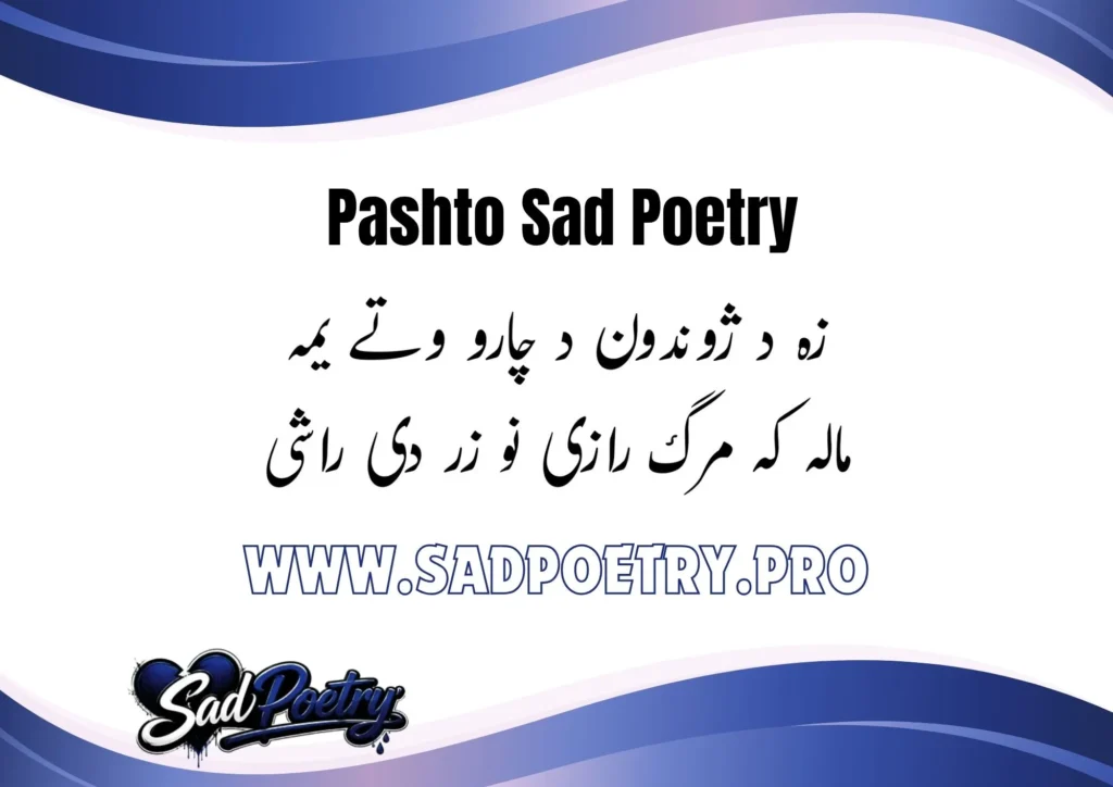 Poetic Soul of Melancholy is In Pashto Sad Poetry With Text
