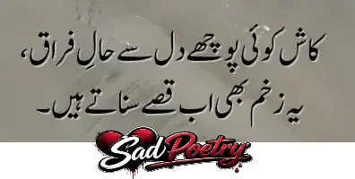 Sad Poetry in Urdu Quotes With Best Shayari Urdu Text 2026